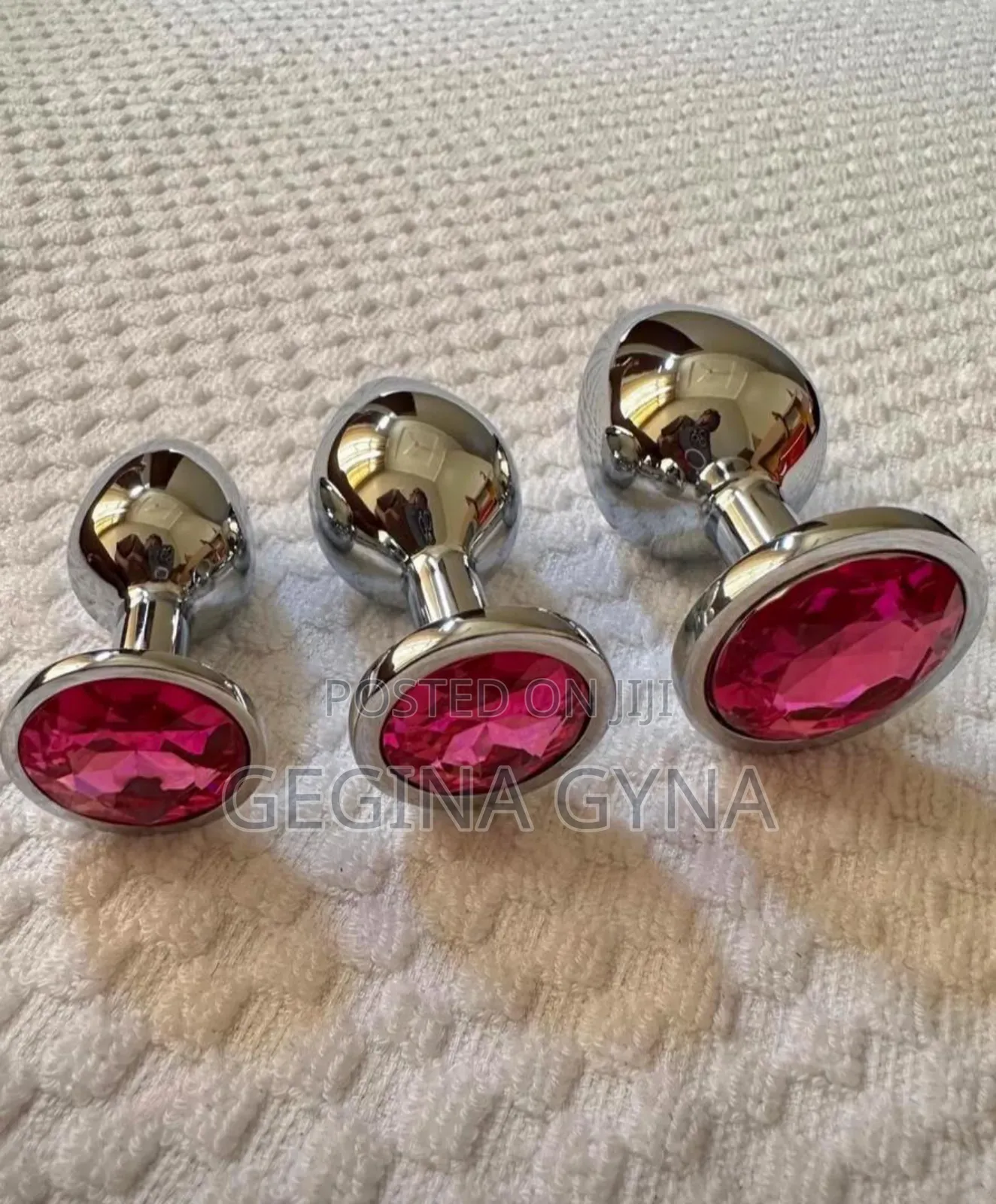 Silvery Set Butt Plug