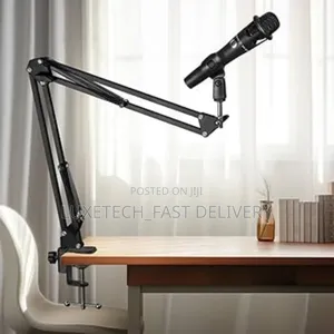 Microphone Stand Desk Adjustable Suspension Arm Stand