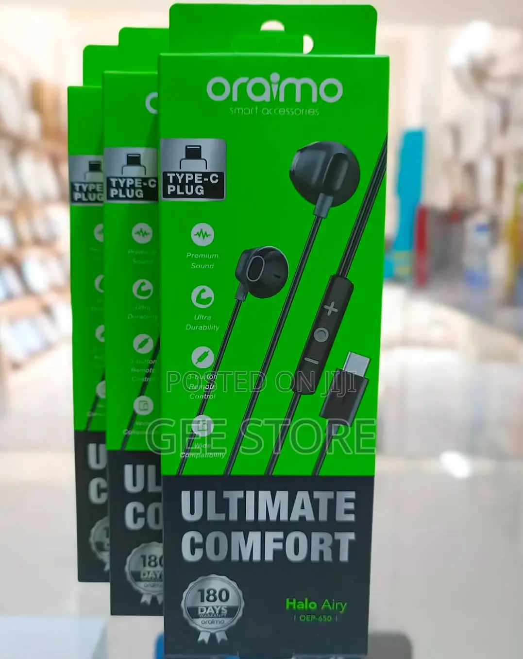 Oraimo Type C Earphones