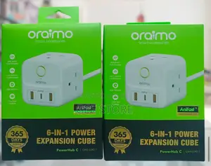 20 W Smart Fast Charging 6 in 1 Power Expansion Cube