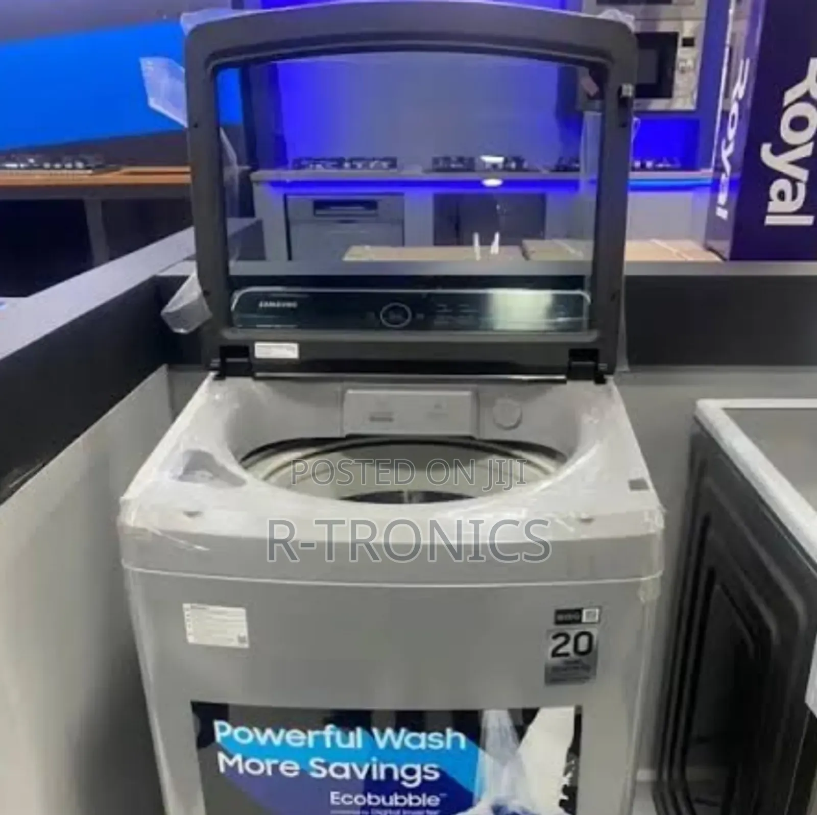 Samsung Wa13cg5441by Top Load Washing Machine, 13kg