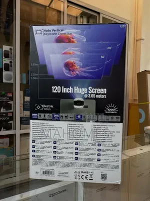 Promate Ultra Hd Wireless LCD Projector Built
