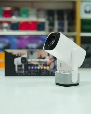 Tilt Lamp Smart Mini 1080hd Rechagable 2hrs Projector 120"