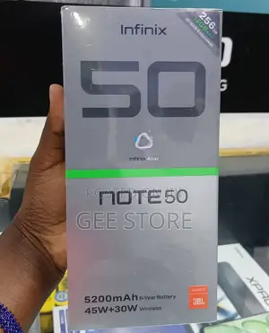 New Infinix Note 50 Pro 256 GB Black
