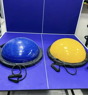 Balance Ball With Resistance Bands