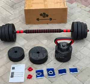 30kg Dumbbell Yenye Material Ya Rubber