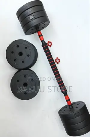 30kg Dumbbell Yenye Material Ya Rubber