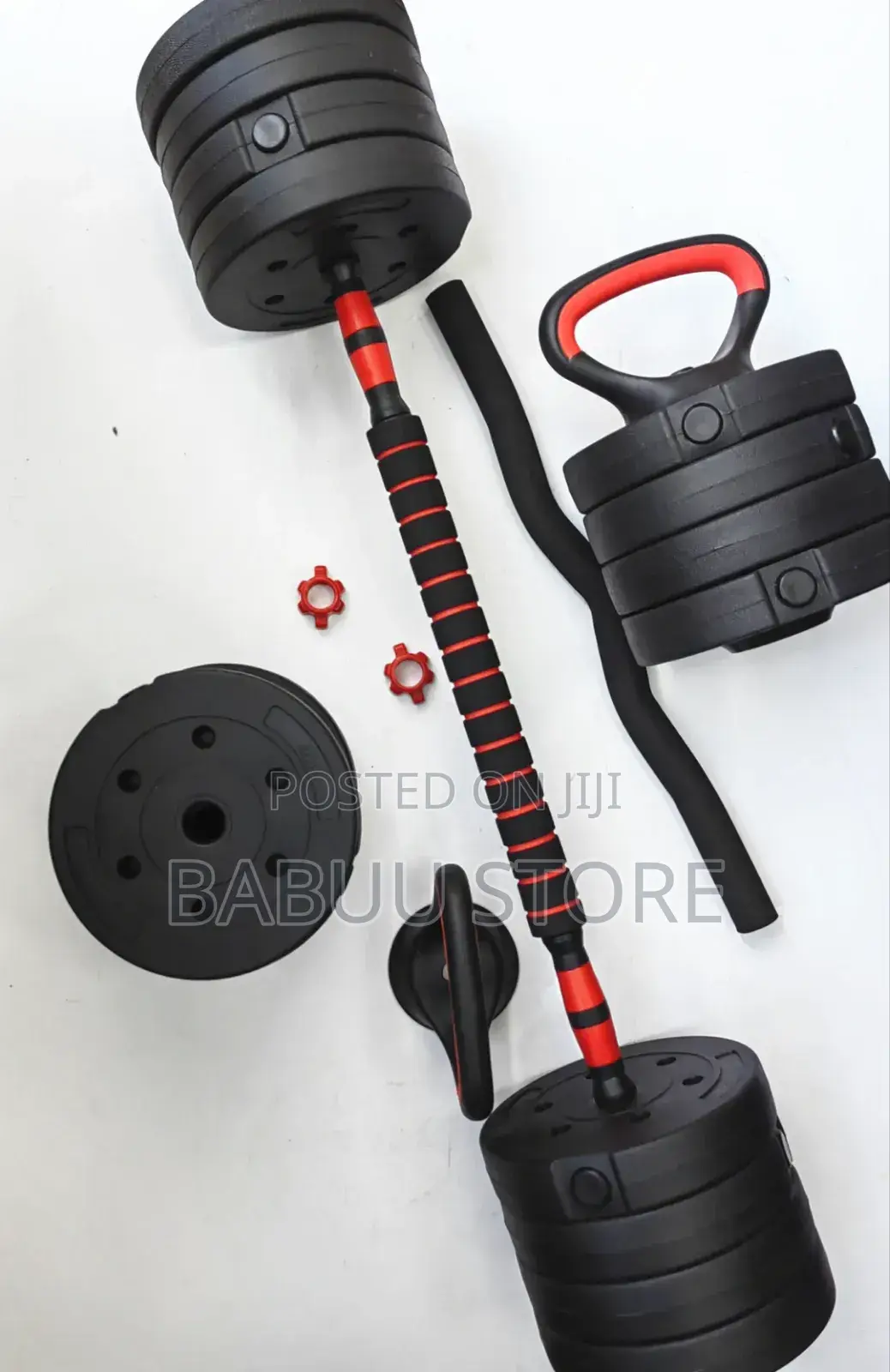 30kg Dumbbell Yenye Material Ya Rubber