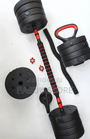 30kg Dumbbell Yenye Material Ya Rubber