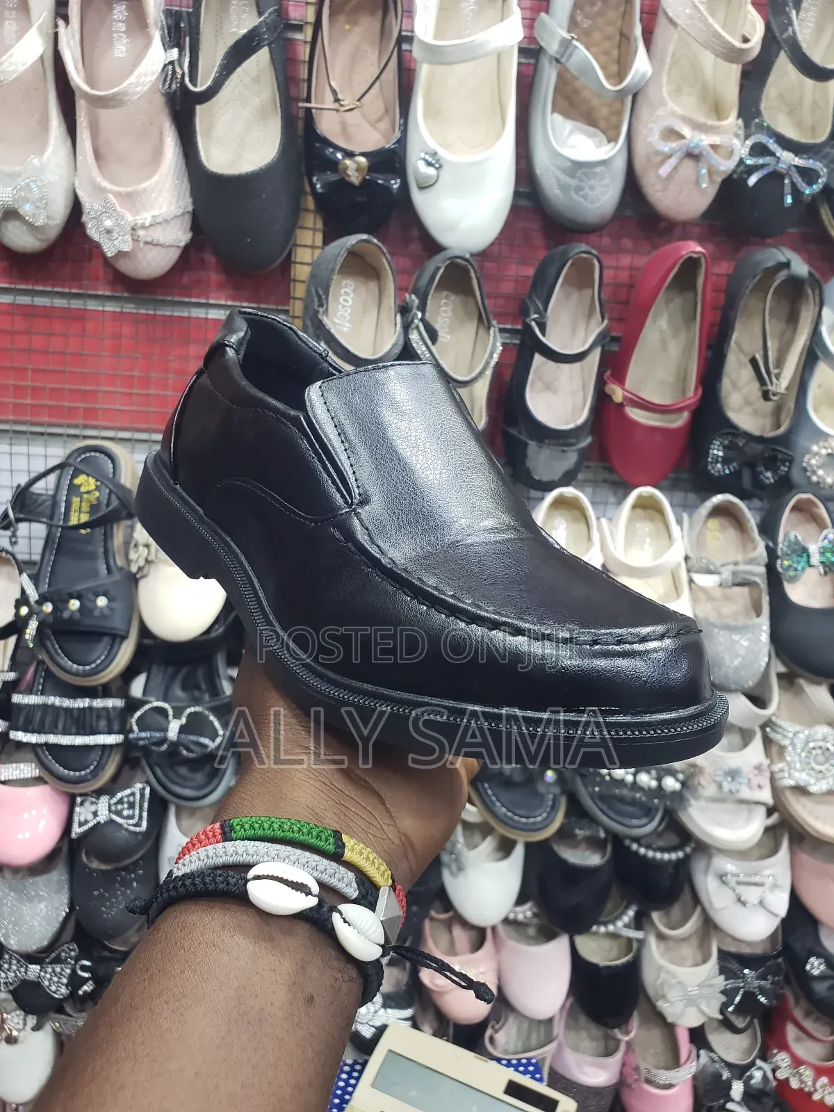 Back to School Shoes Full Black for Boys