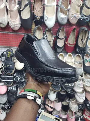Back to School Shoes Full Black for Boys