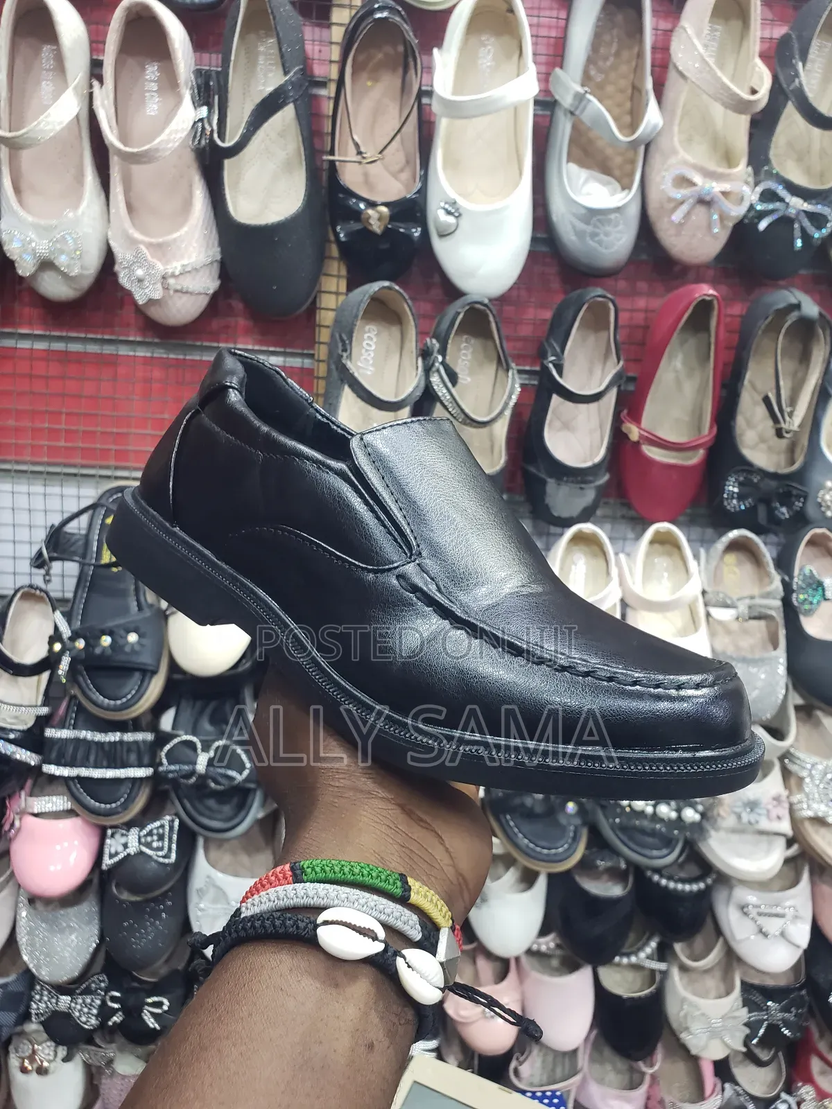 Back to School Shoes Full Black for Boys