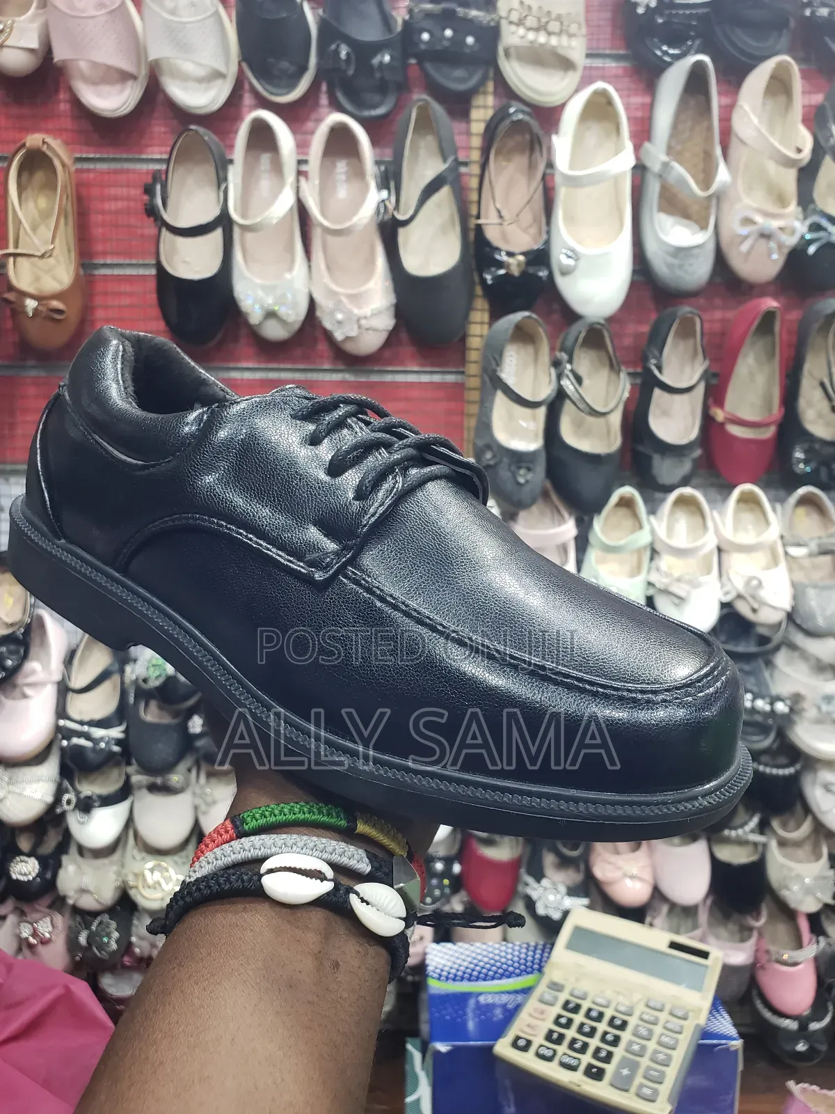 Back to School Shoes Full Black for Boys