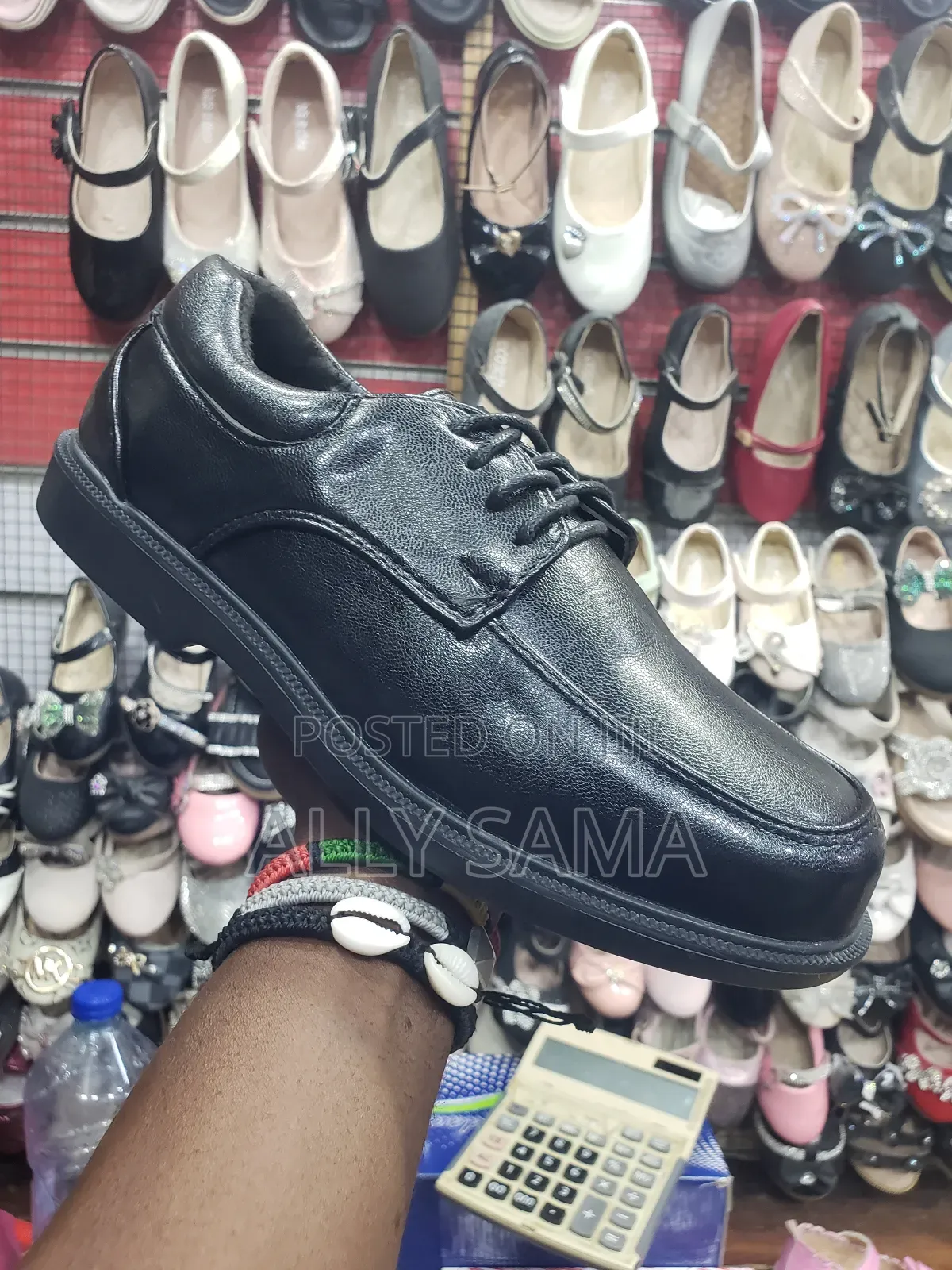 Back to School Shoes Full Black for Boys