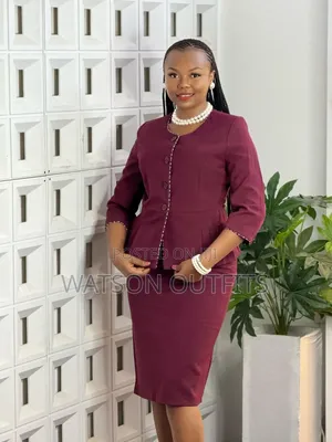 Pleated Side Jacket Suits in Maroon Colour