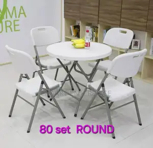 Folding Table 80cm With 4chairs Kwa Restaurant, Nyumbani N.K