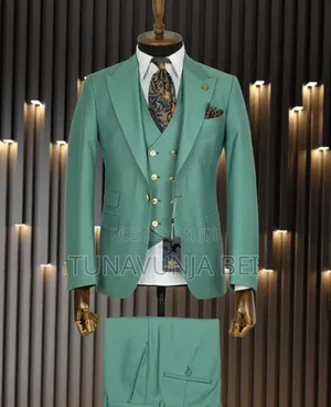 Bright Green  Classic Suit