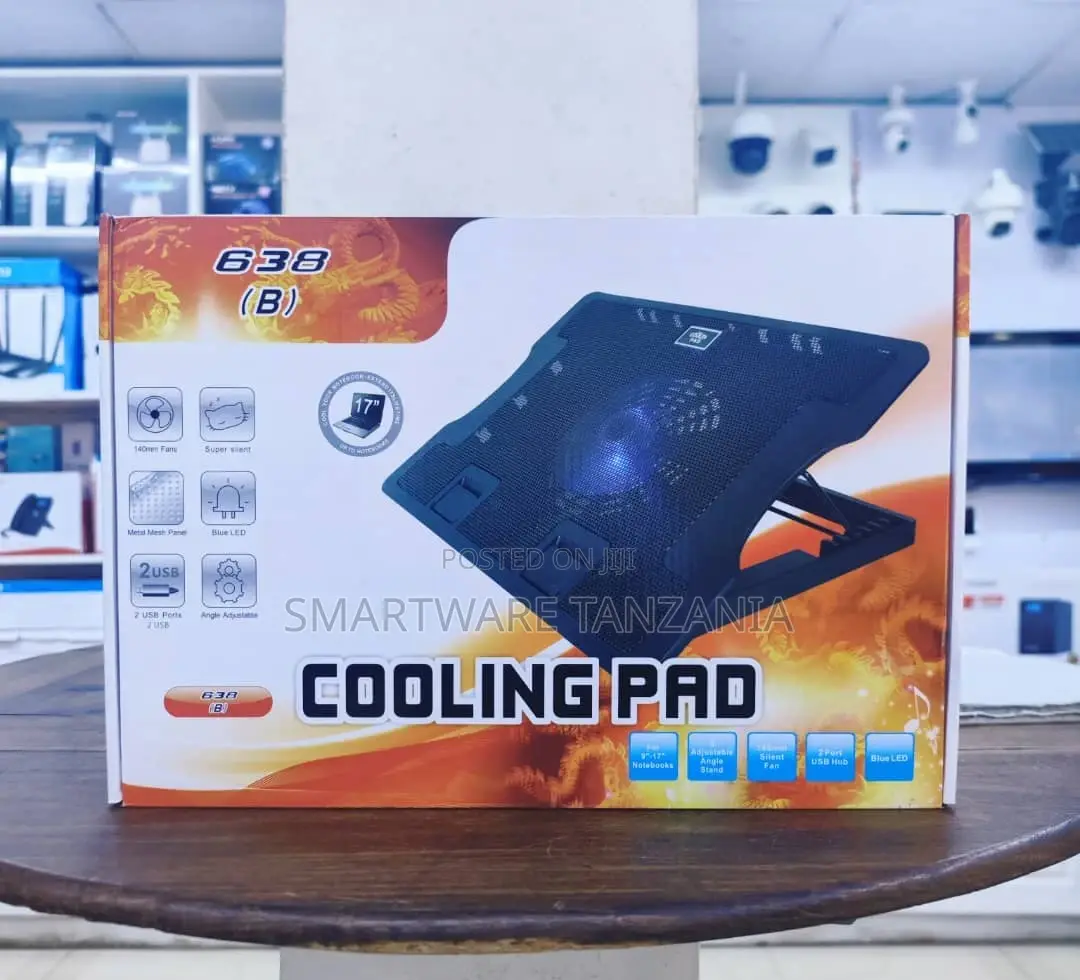 Laptop Cooling Pad, Laptop Cooler With 6 Quiet Led Fans