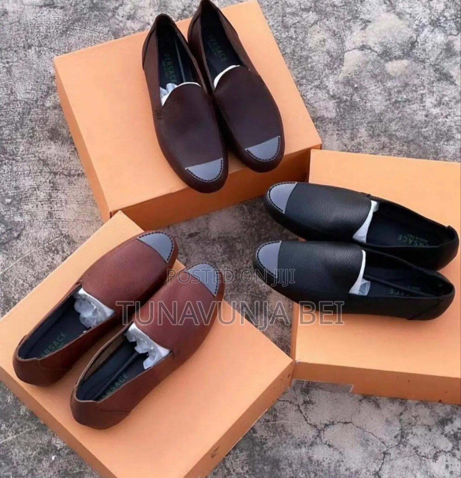 Leather Gucci Moccains