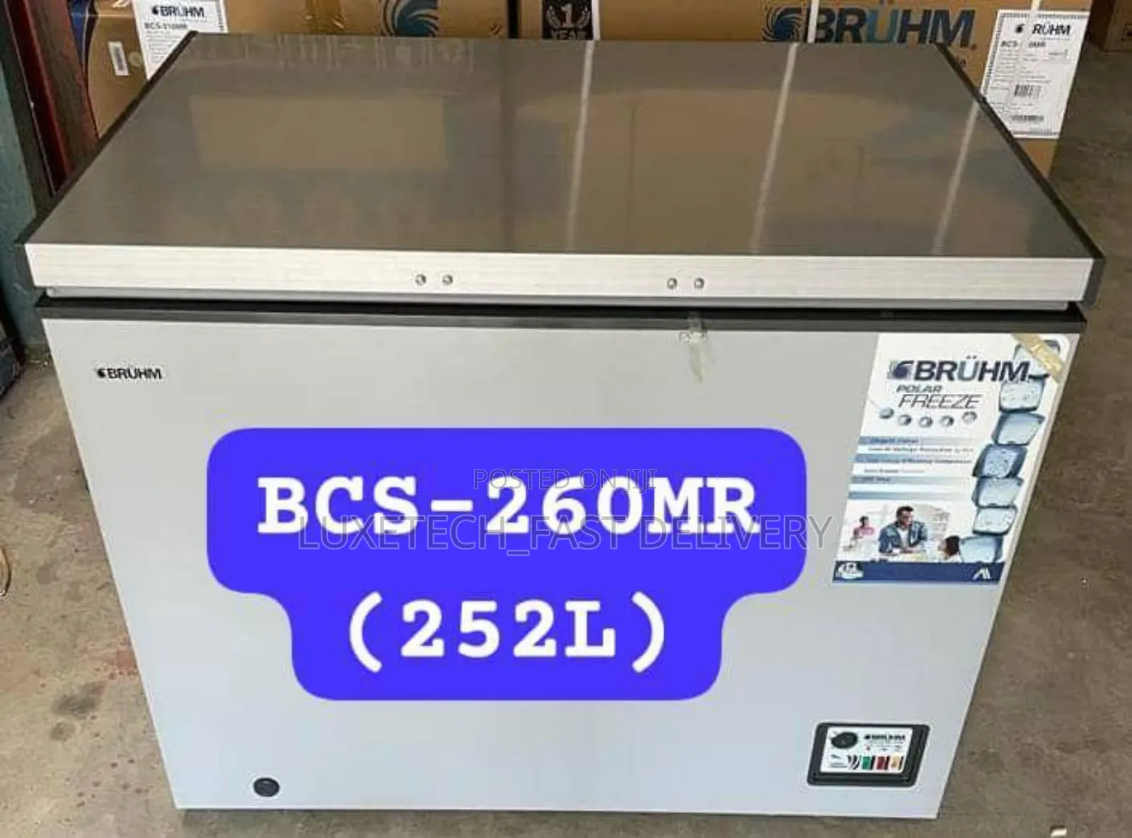 Bruhm Chest Freezer 252l