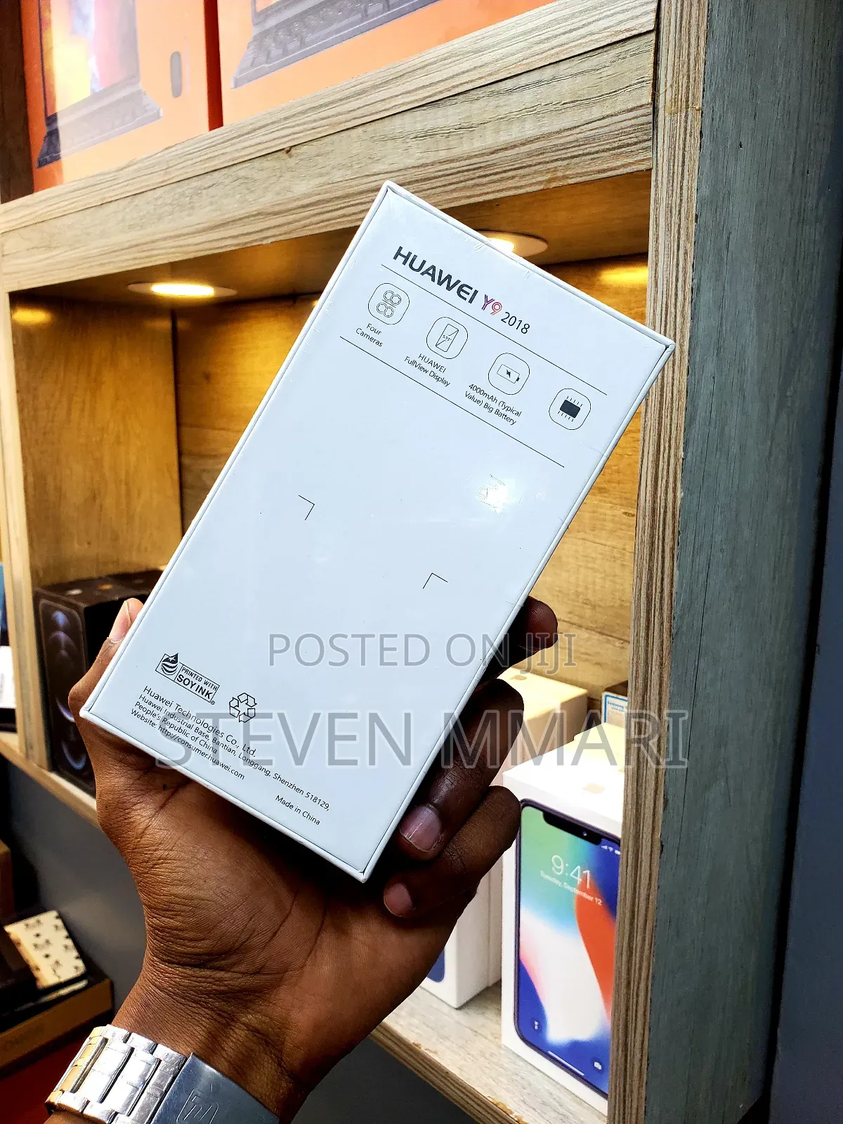 New Huawei Y9 128 GB Black