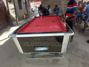 Red Pool Table Original Material Made