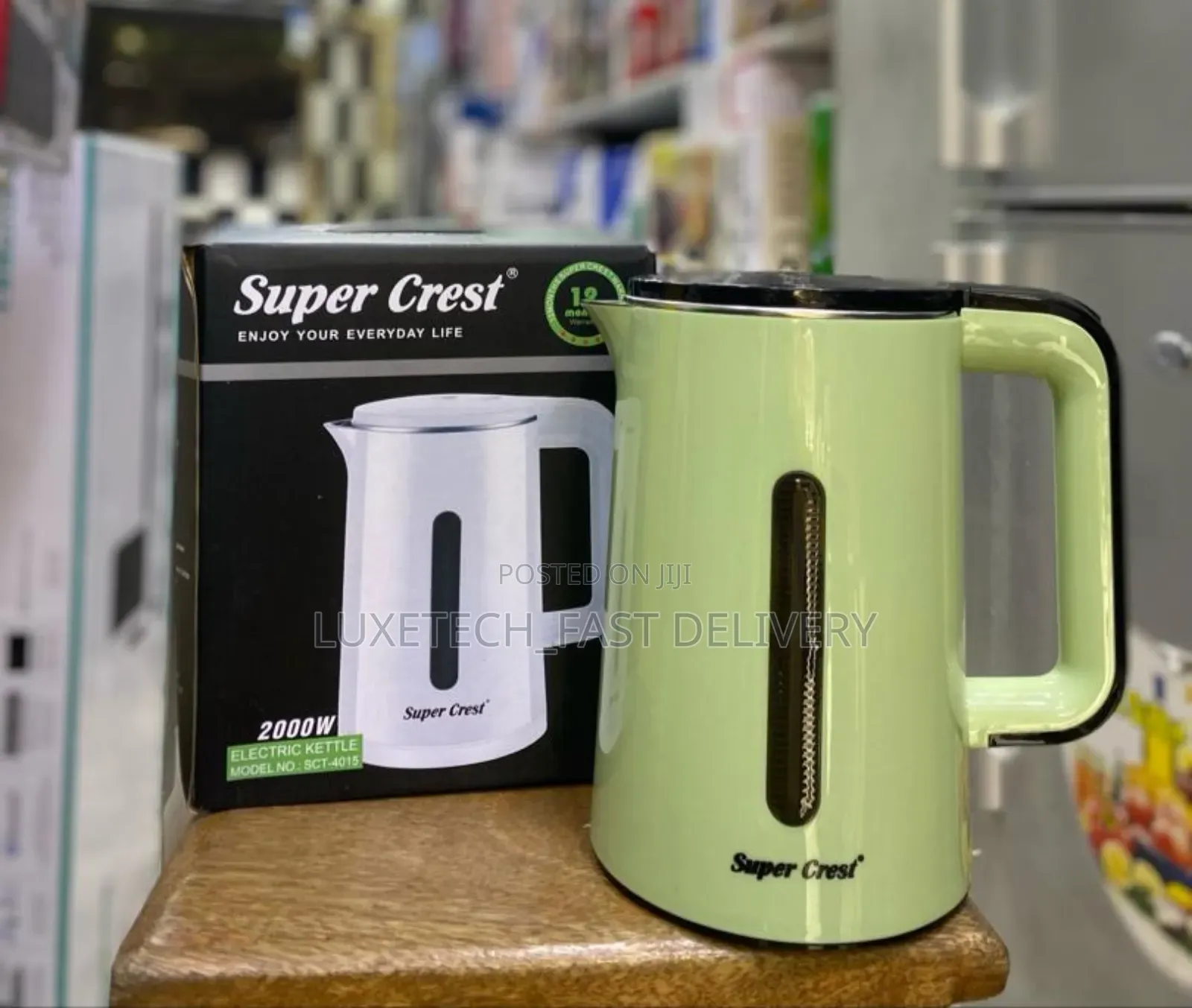 Super Crest Electric Kettle 2l SCT-4015