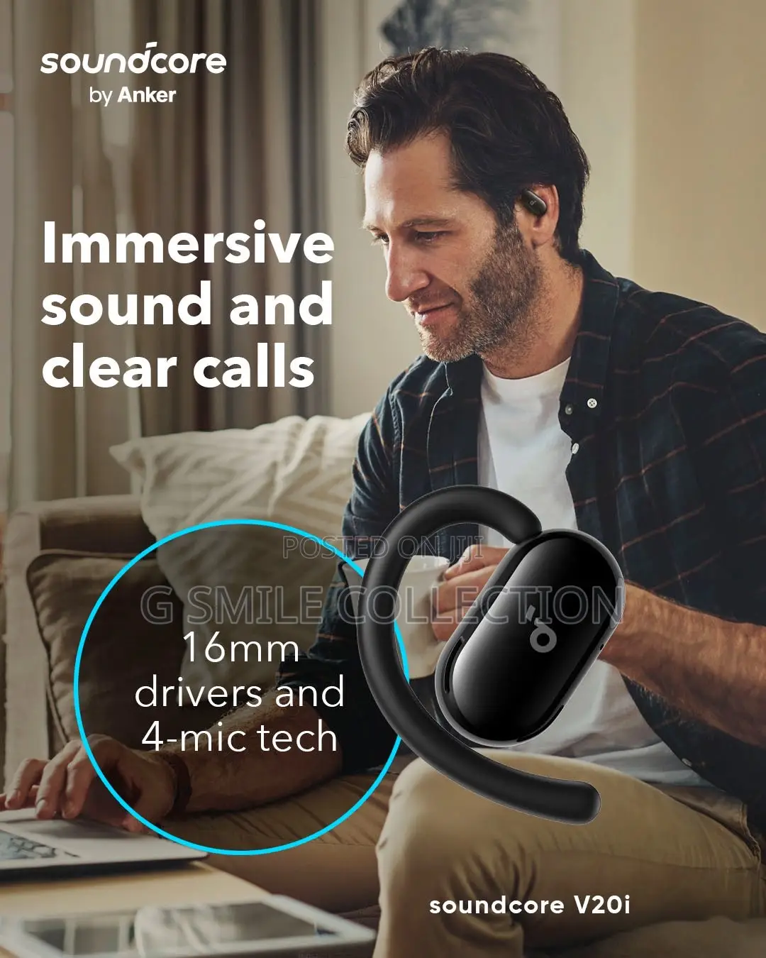 Soundcore by Anker V20i Open Ear Earphones