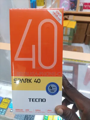 New Tecno Spark 40 128 GB Black