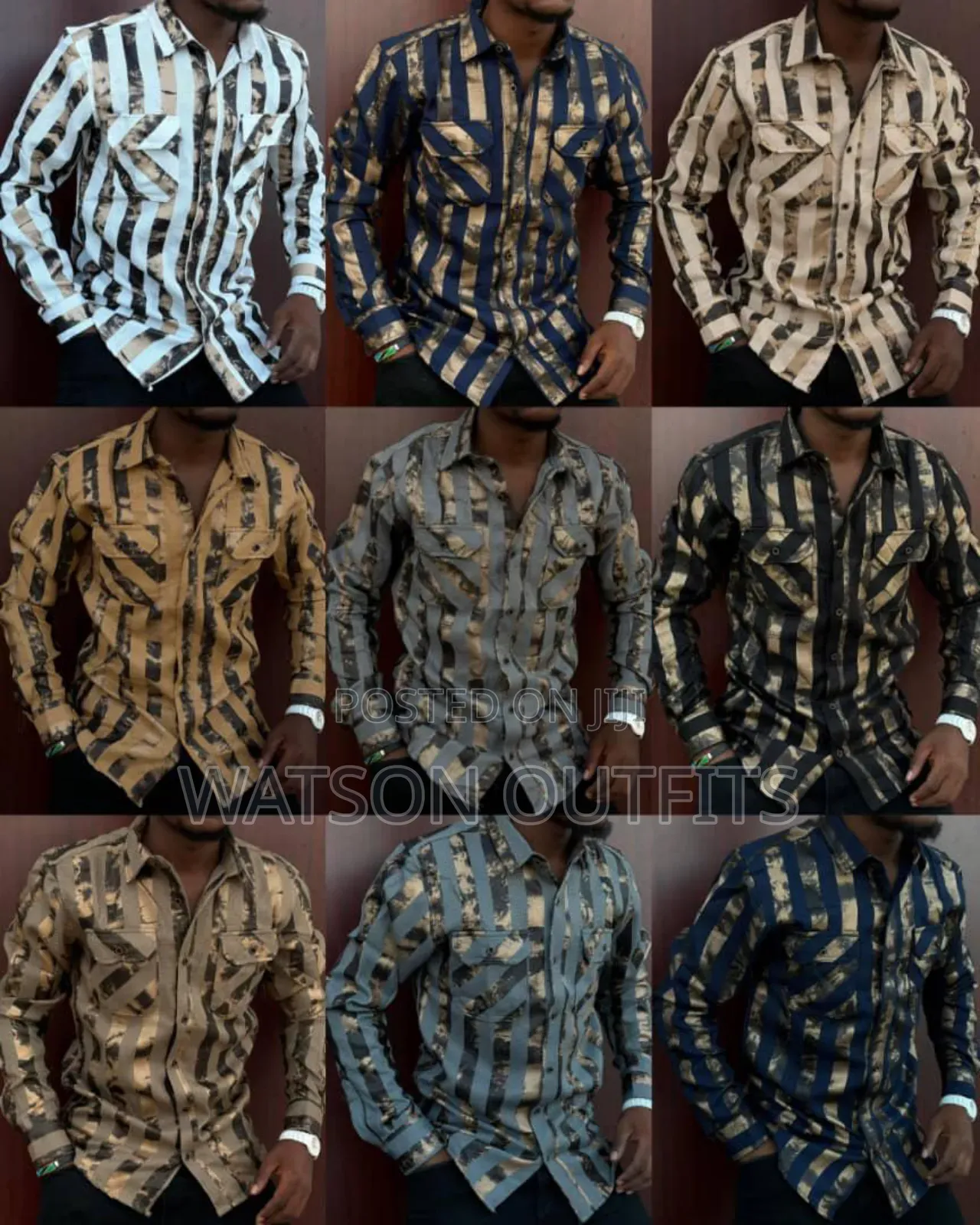Men's Shirts Za Mifuko Miwili