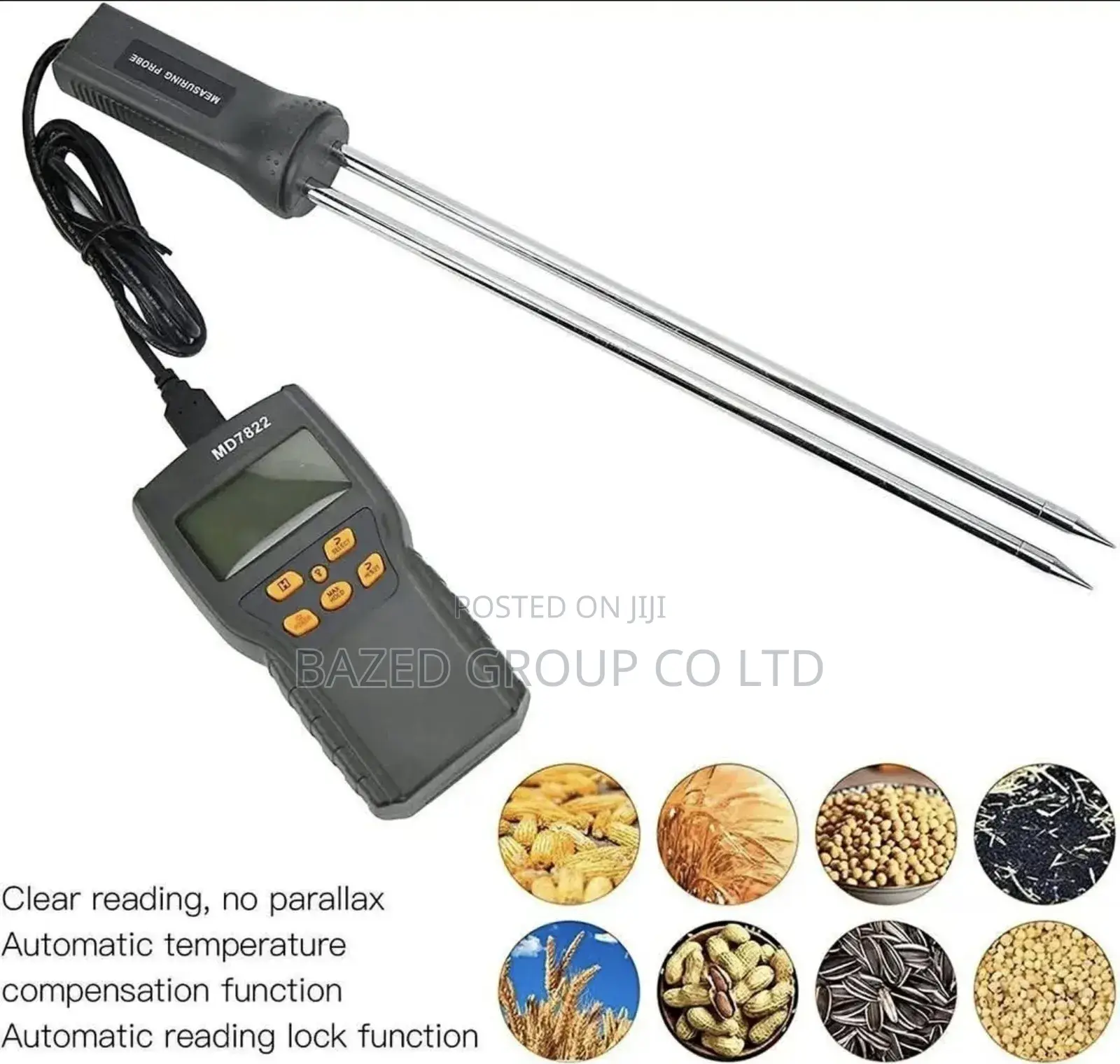 Digital Moisture Meter(Kipimo Cha Unyevu Kwa Mazao)