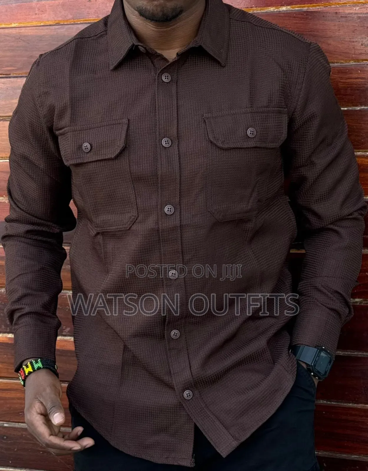 Shati Official Na Smart Za Two Pockets
