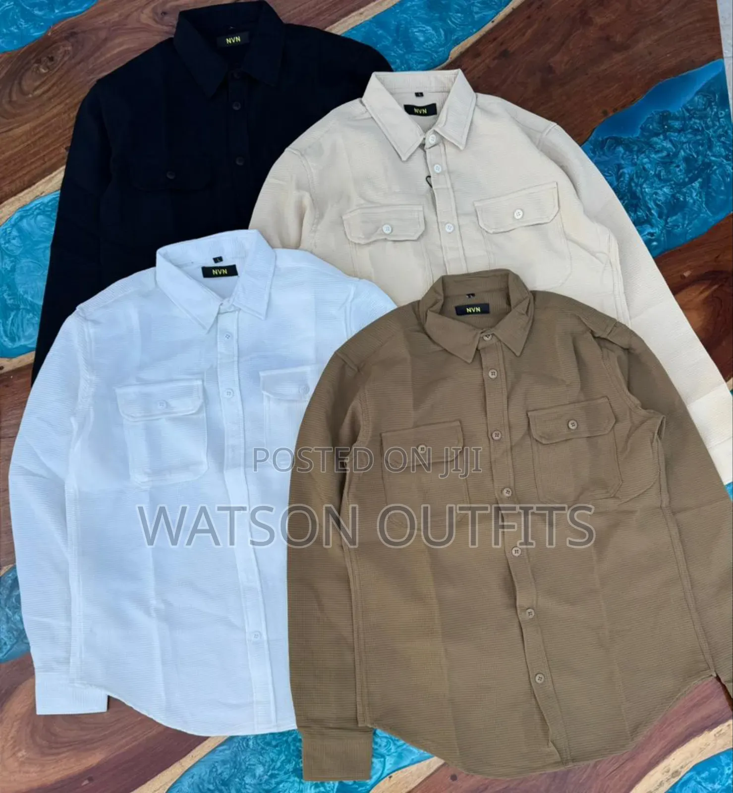 Shati Official Na Smart Za Two Pockets