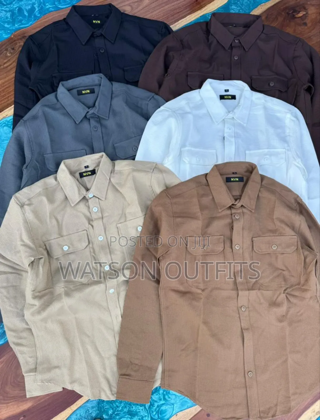 Shati Official Na Smart Za Two Pockets