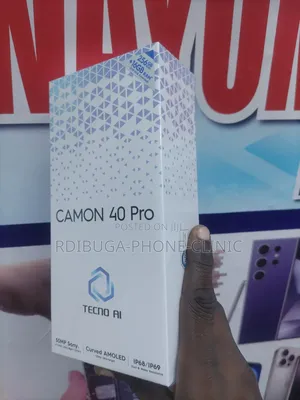 New Tecno Camon 40 Pro 4G 256 GB Silver
