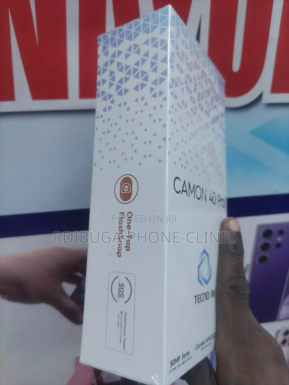 New Tecno Camon 40 Pro 4G 256 GB Silver