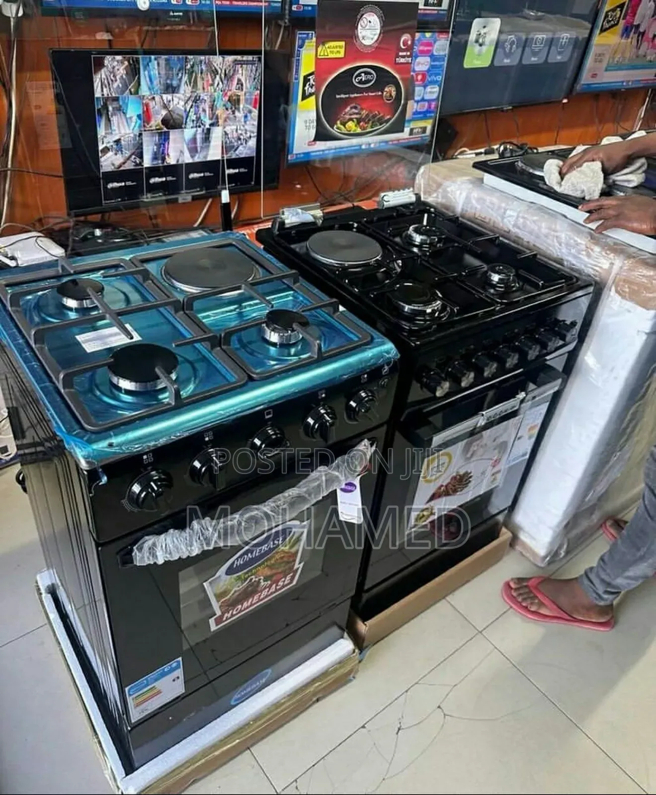 Homebase Freestanding Oven Cooker
