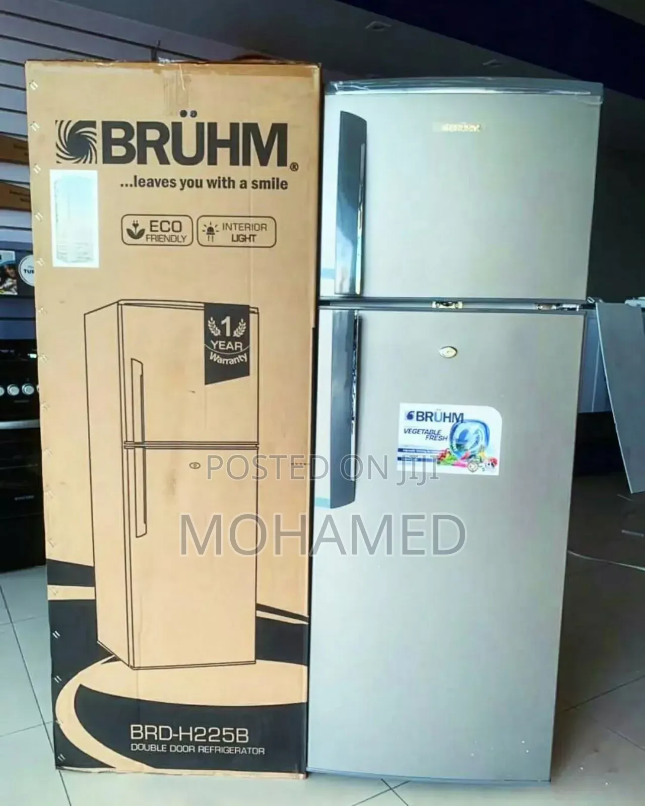 Bruhm Fridge Double Door