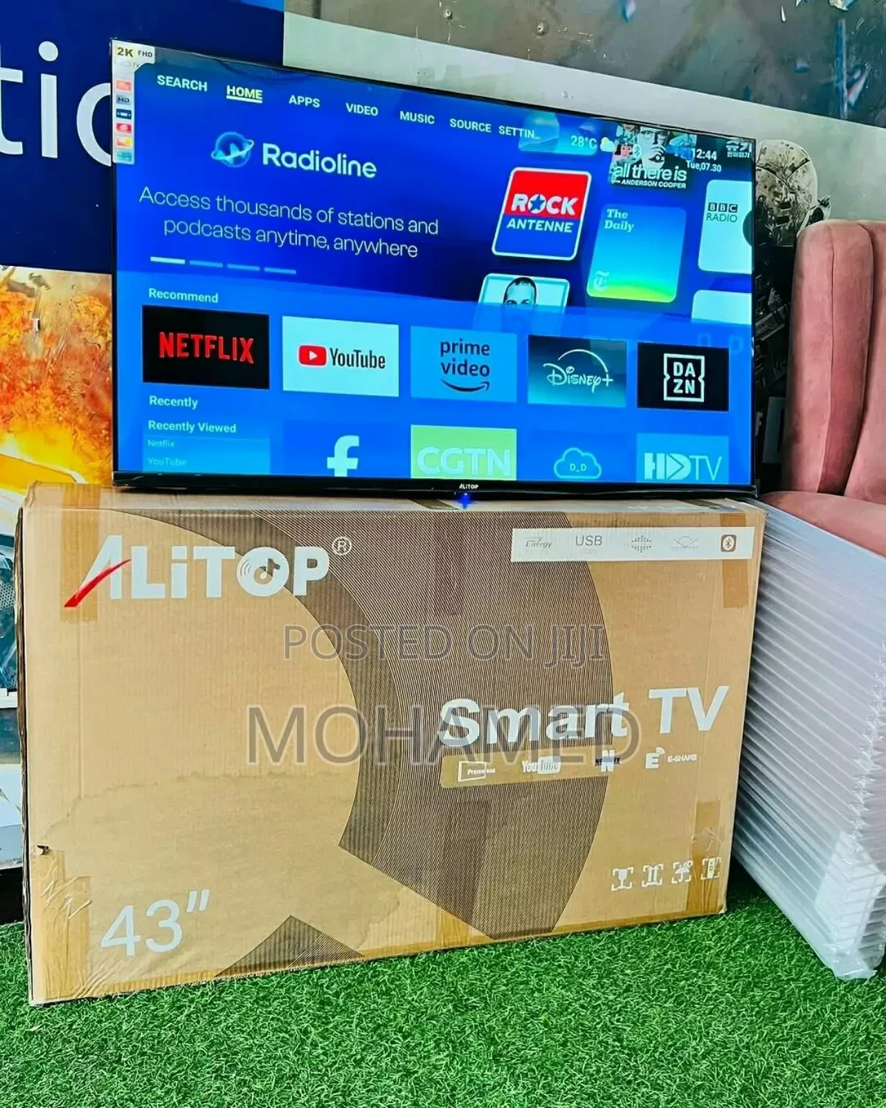 Alitop Smart Tv Inch 43