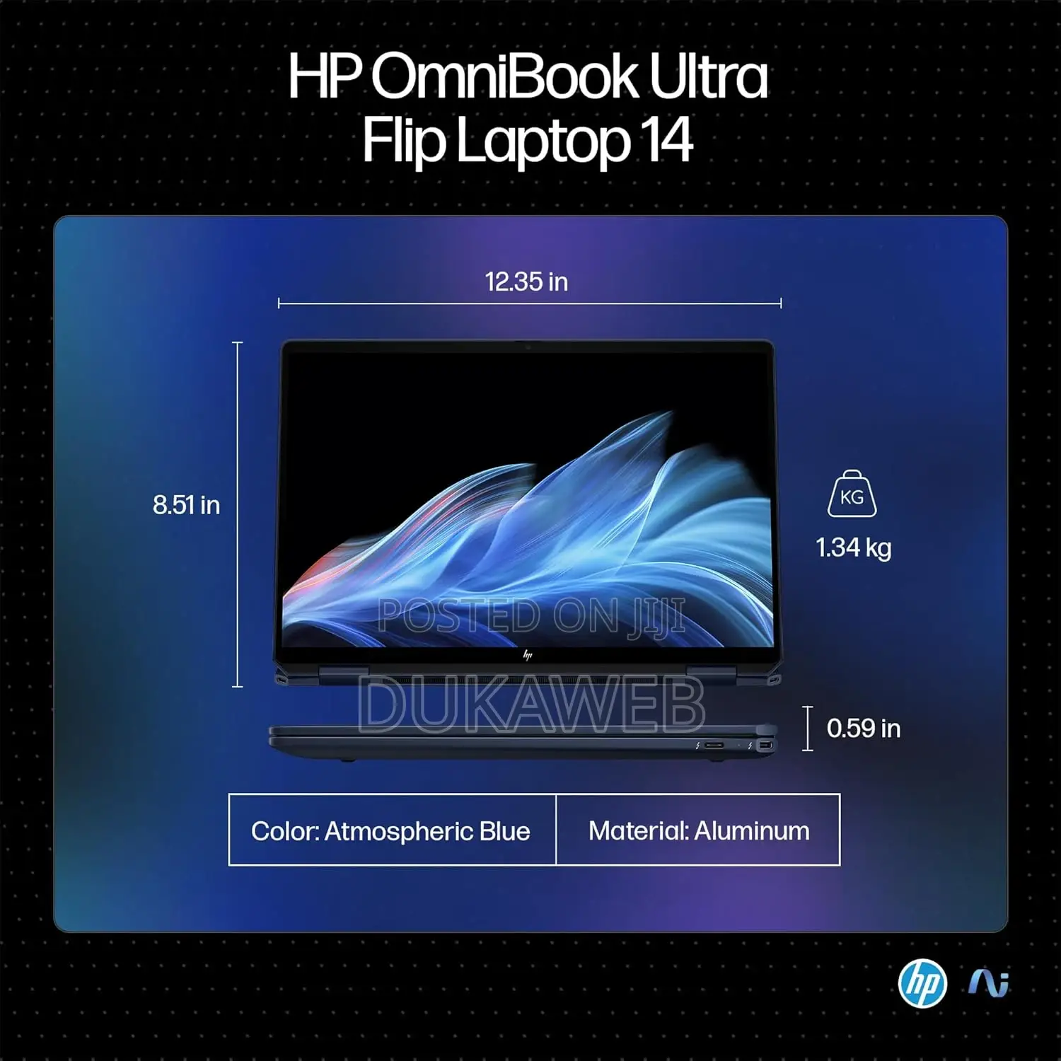 New HP OmniBook X Laptop 14-Fe0097nr 16GB Intel Core Ultra 7 SSD 1T