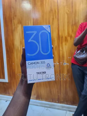 New Tecno Camon 30S 128 GB Black