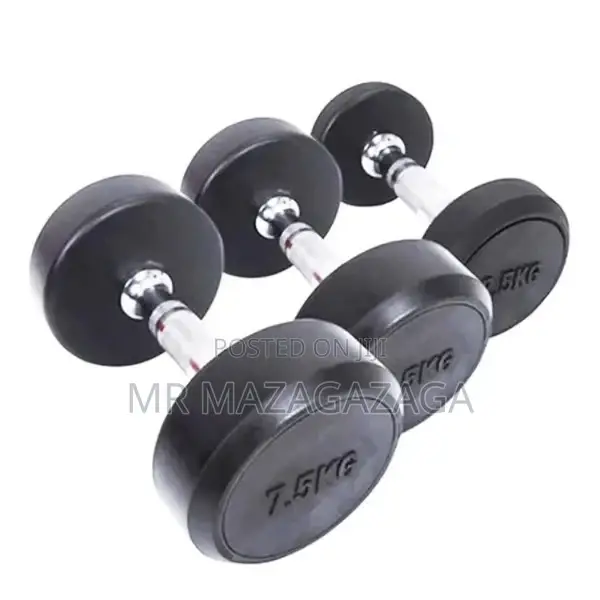 Rubber Dumbbells 30kg