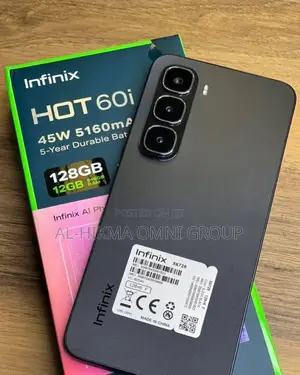 New Infinix Hot 60i 128 GB Black