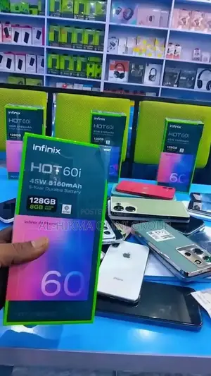 New Infinix Hot 60i 128 GB Black