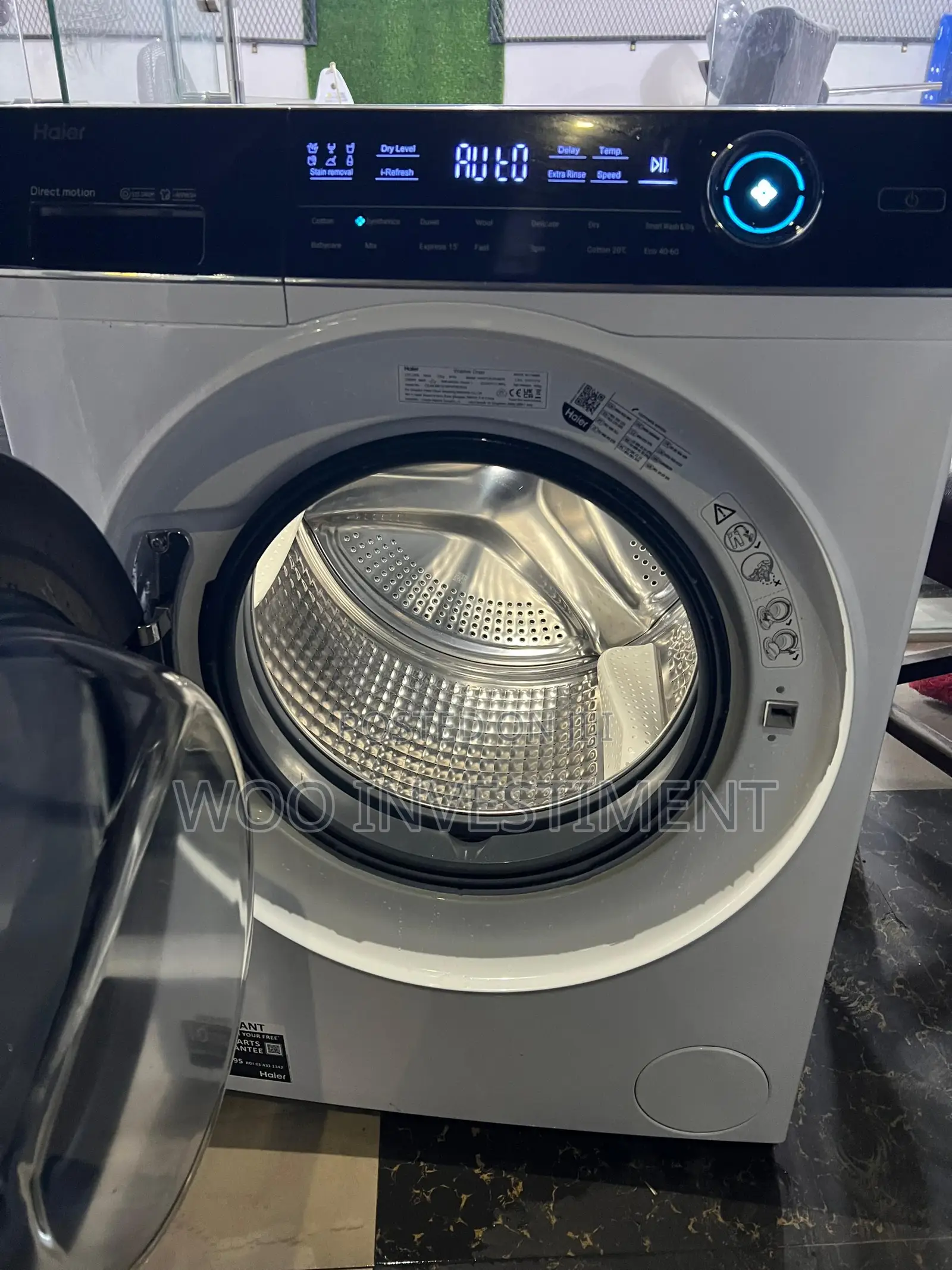 Haier Automatic Washing Machine Kg 10 Mpya Sana Na Clean San