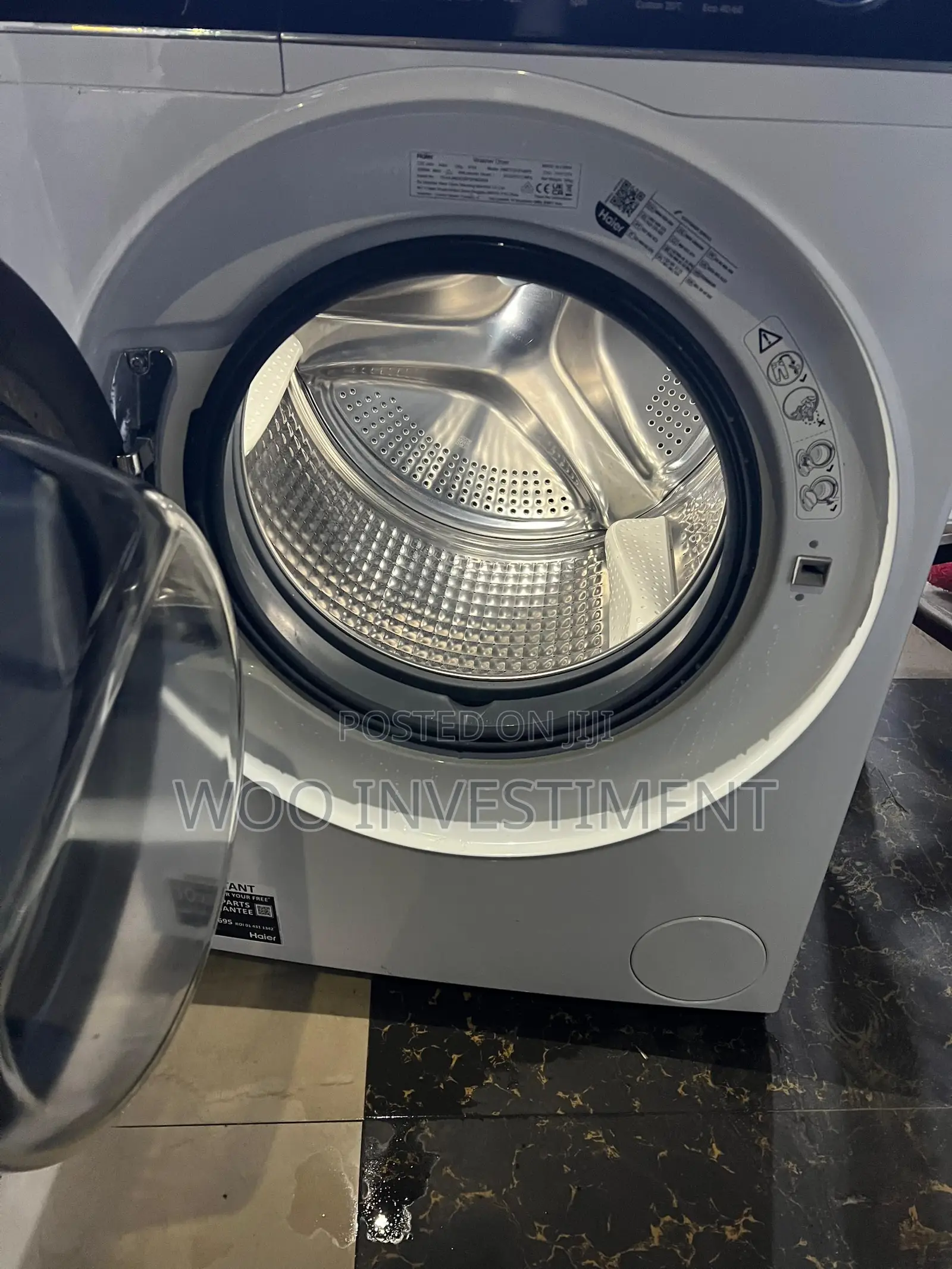 Haier Automatic Washing Machine Kg 10 Mpya Sana Na Clean San