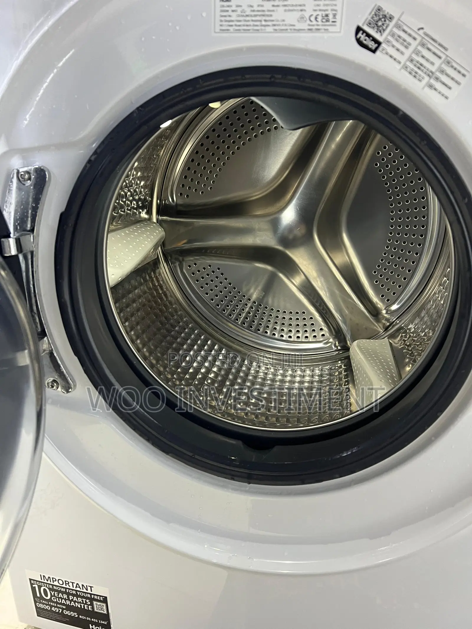 Haier Automatic Washing Machine Kg 10 Mpya Sana Na Clean San