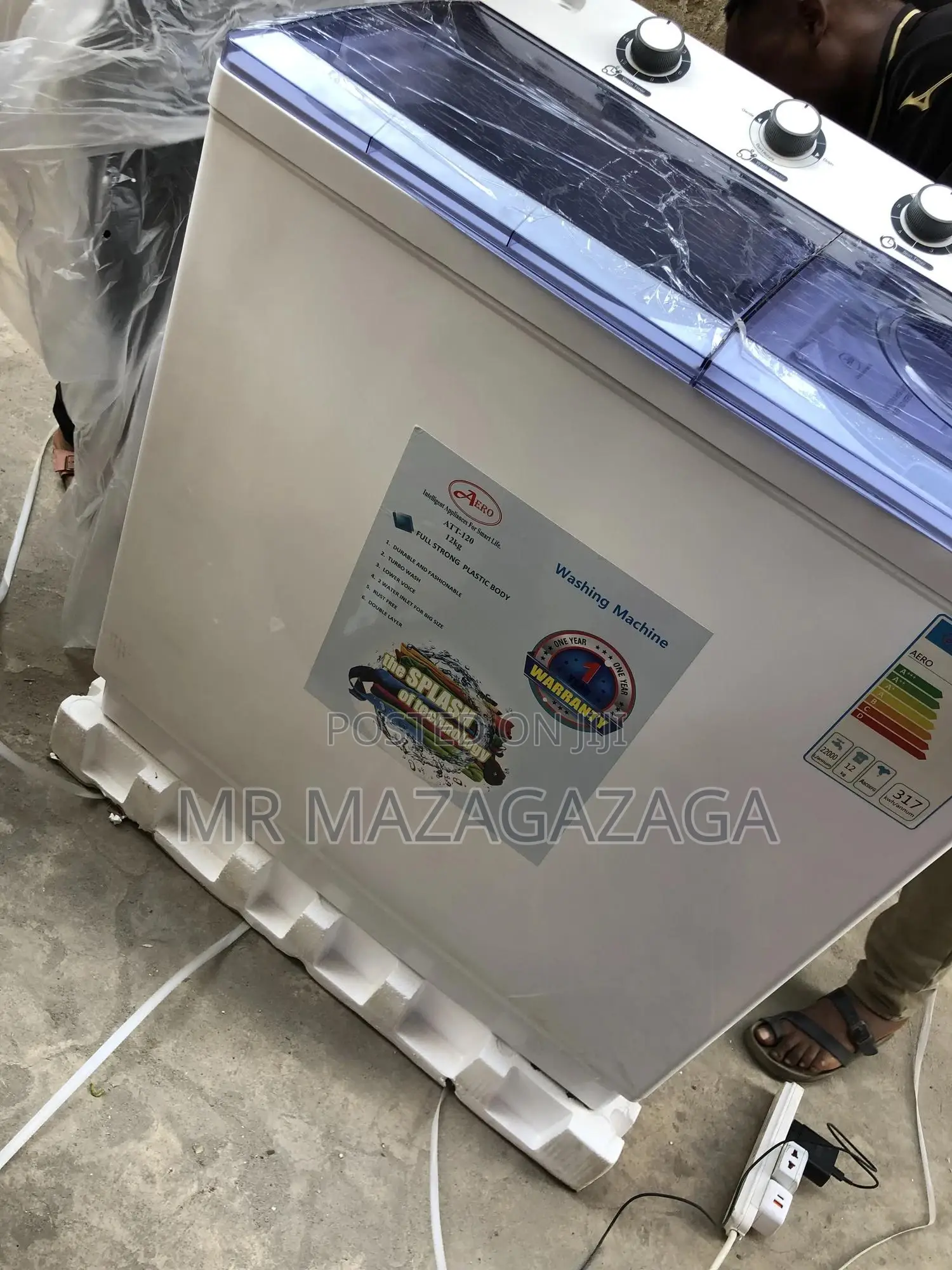 Aero Twin Tube Washing Mashine