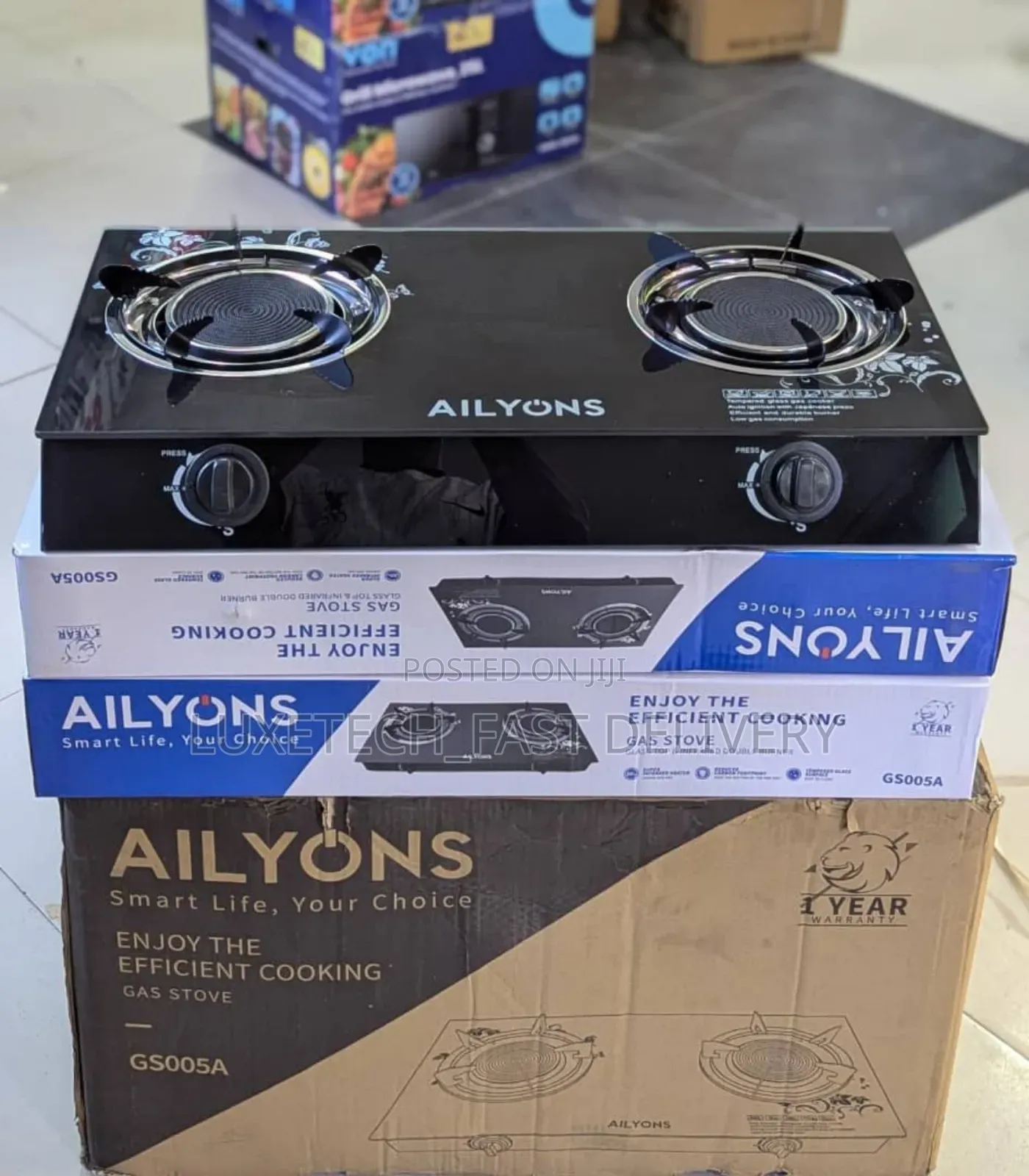 Ailyons Double Burner Gas Stove