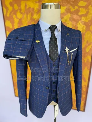 Men's Suit Bluish and Official